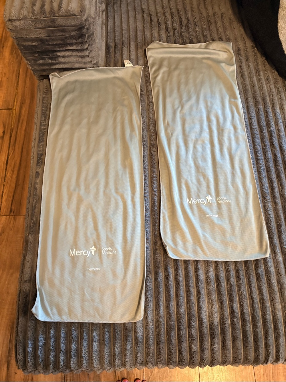 Light Gray sweat towel- Set of 2
